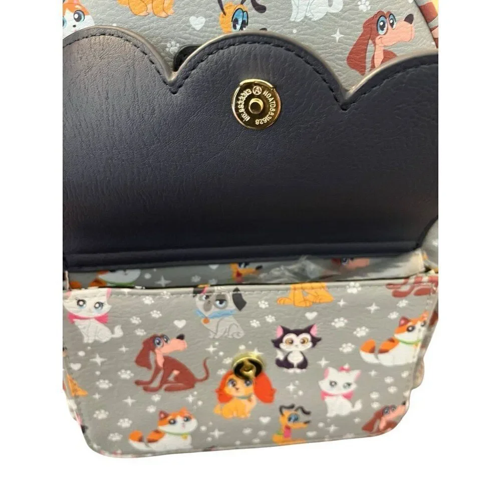 Disney Parks Pets Cats Dogs Pluto Marie Backpack Bag Loungefly Hard Tag NWT New
